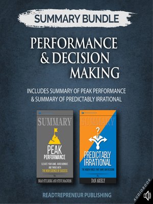 cover image of Summary Bundle: Performance & Decision Making